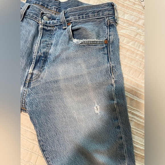 Levi’s Premium 501 ‘93 Men’s Jeans - 30x30 - Light Wash - Picture 6 of 13